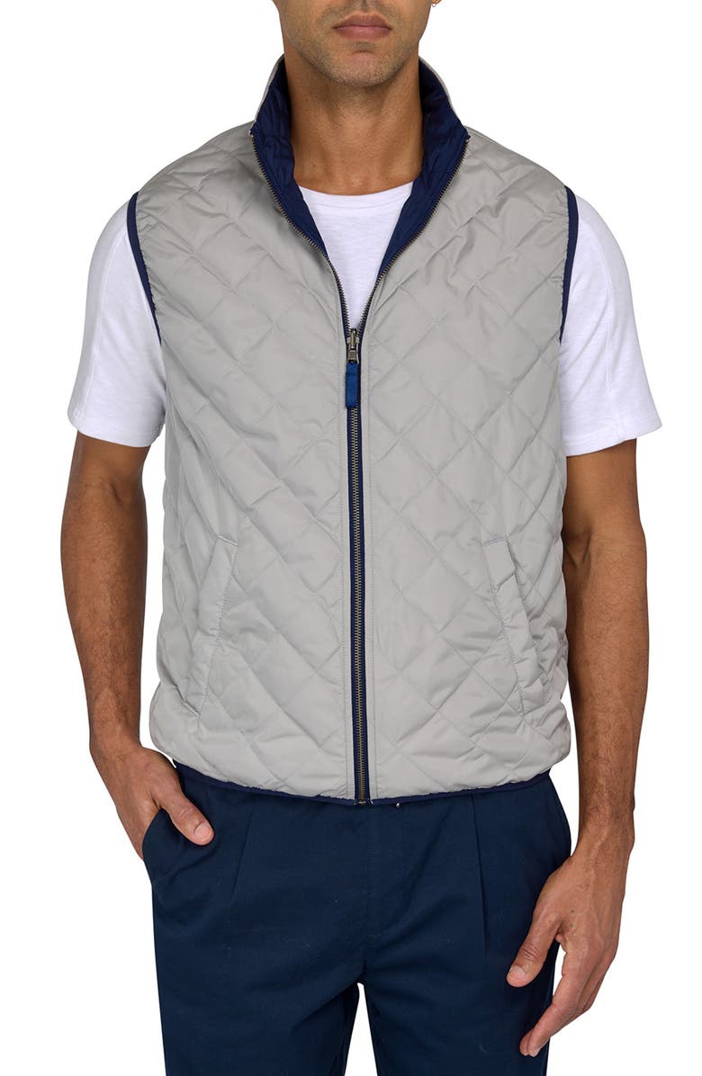 CONSTRUCT Solid Reversible Vest, Alternate, color, Navy