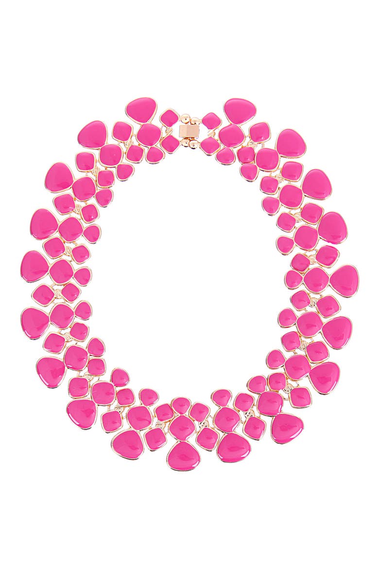 Cindy Pink Collar Necklace, Main, color, PINK