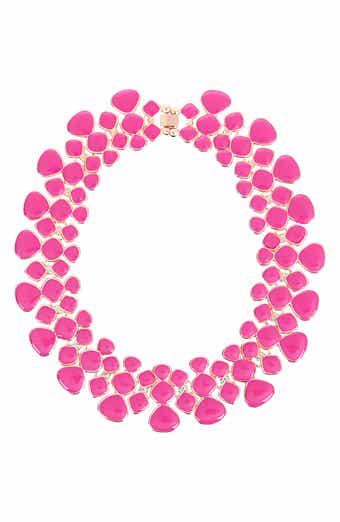 EYE CANDY LOS ANGELES Cindy Pink Collar Necklace
