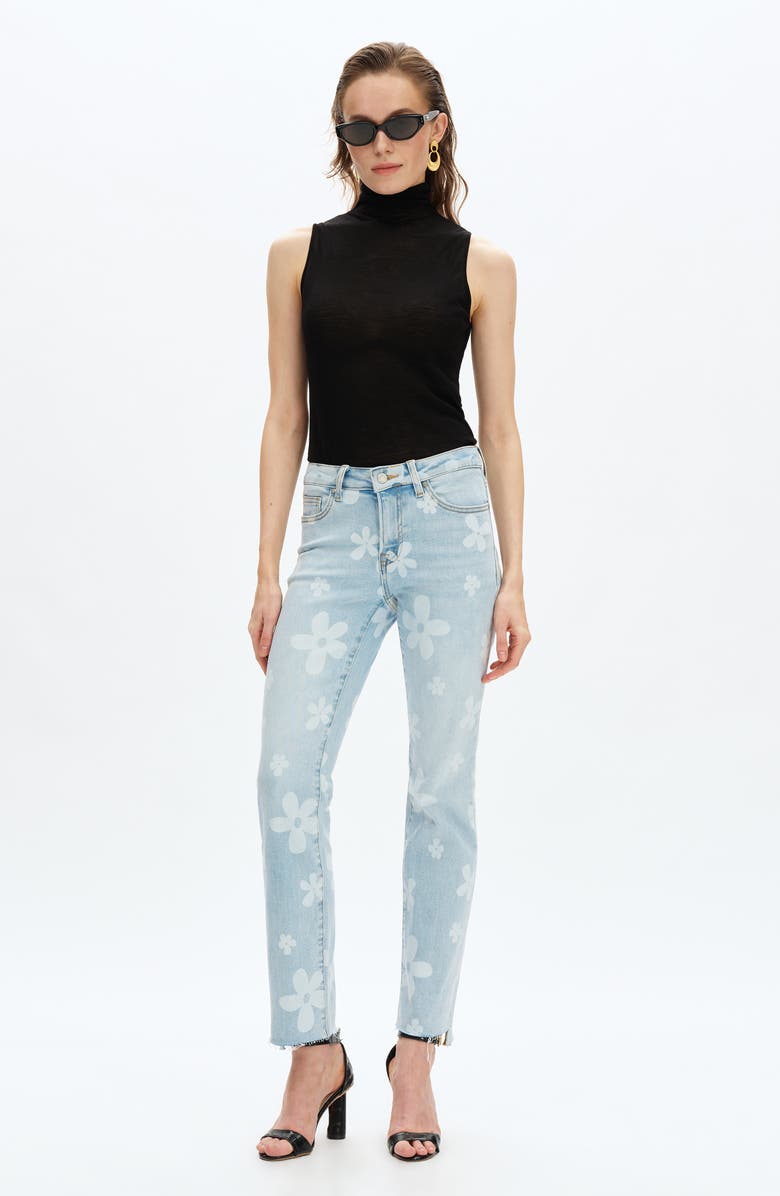 Bayeas Ankle Straight Leg Jeans, Alternate, color, 