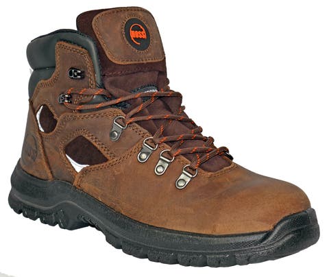 HOSS Adam 6 Inch Steel Toe Work Boot
