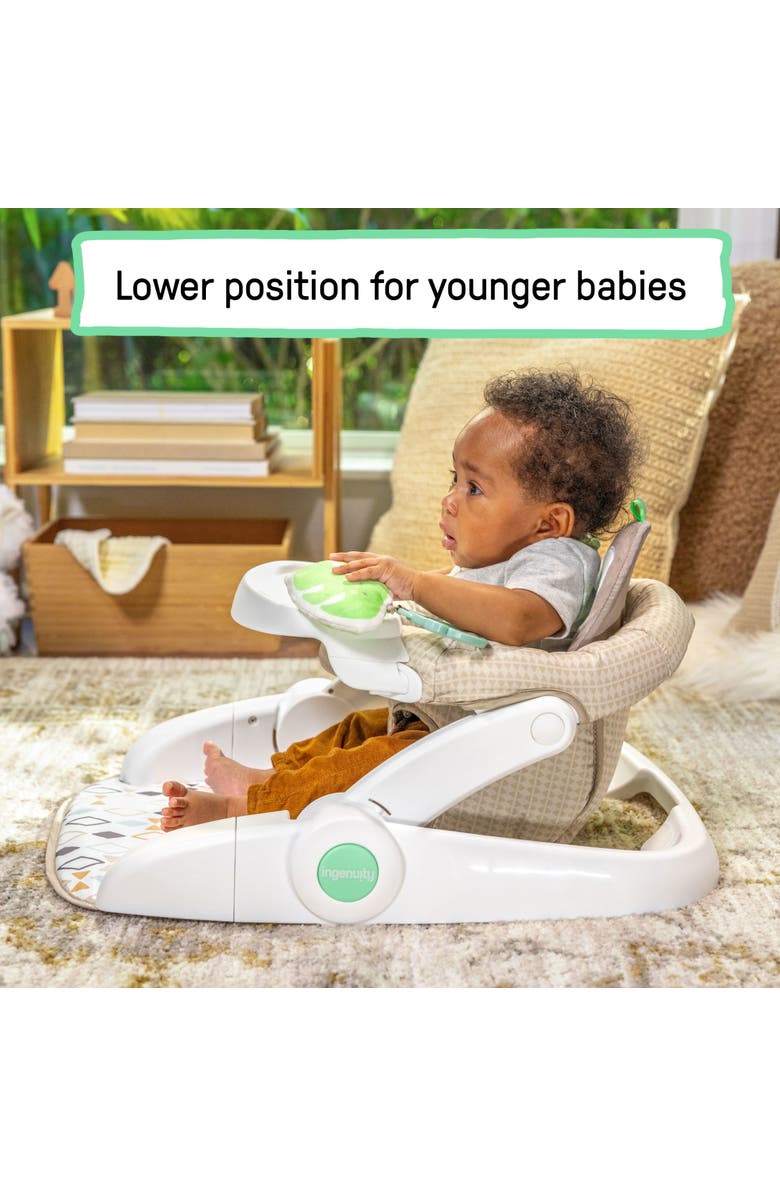 INGENUITY Prop Spot Learn-to-Sit Floor Seat, Alternate, color, Green