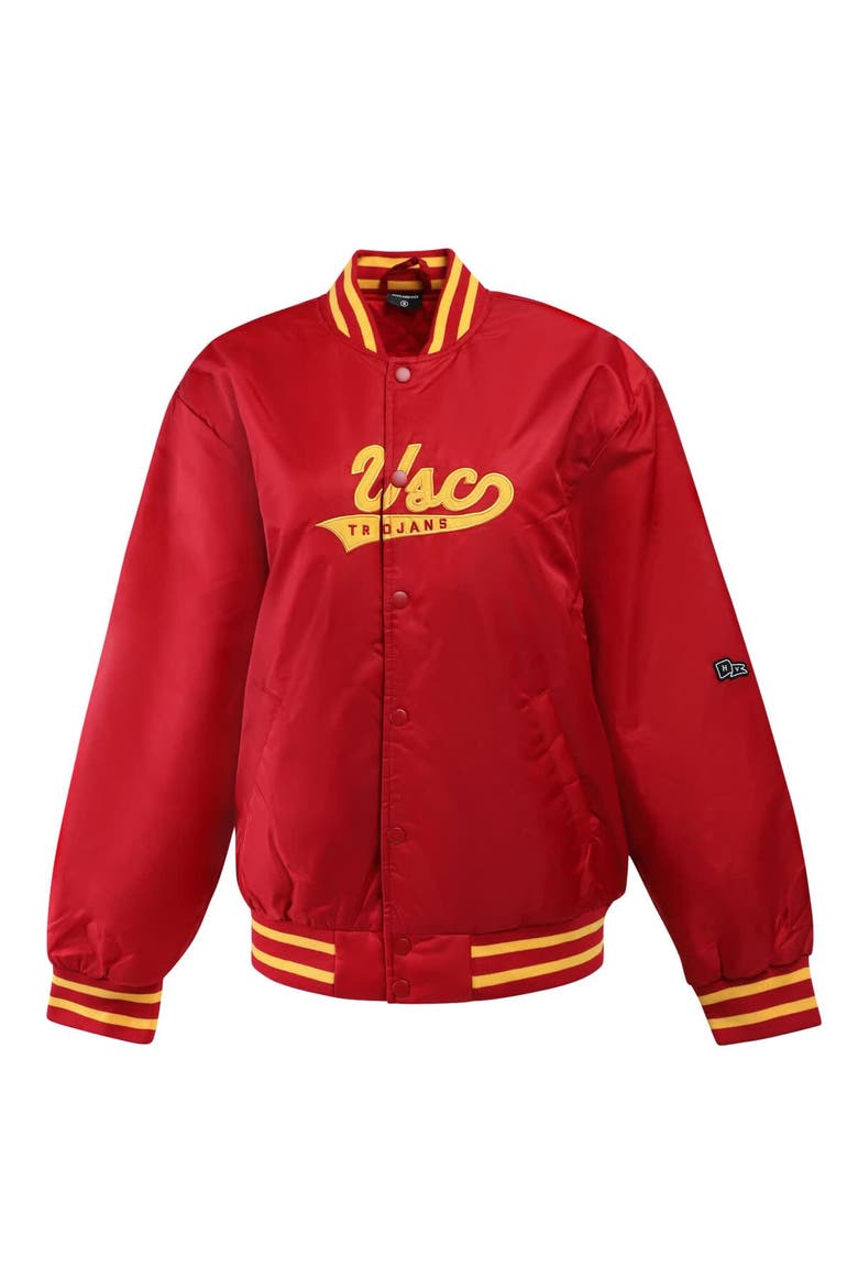 Women's Hype and Vice Cardinal USC Trojans A-Game Varsity Full-Snap Jacket, Alternate, color, Cardinal