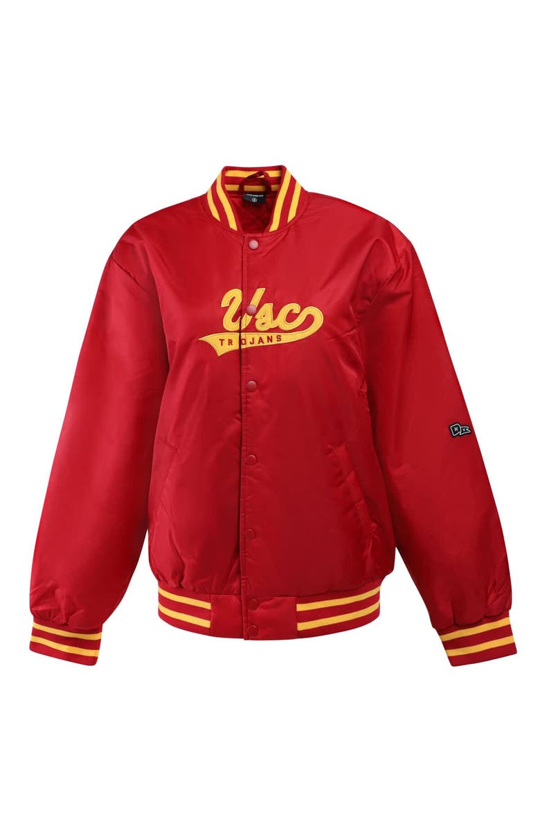 Hype and Vice Women's Hype and Vice Cardinal USC Trojans A-Game Varsity Full-Snap Jacket, Alternate, color, Cardinal