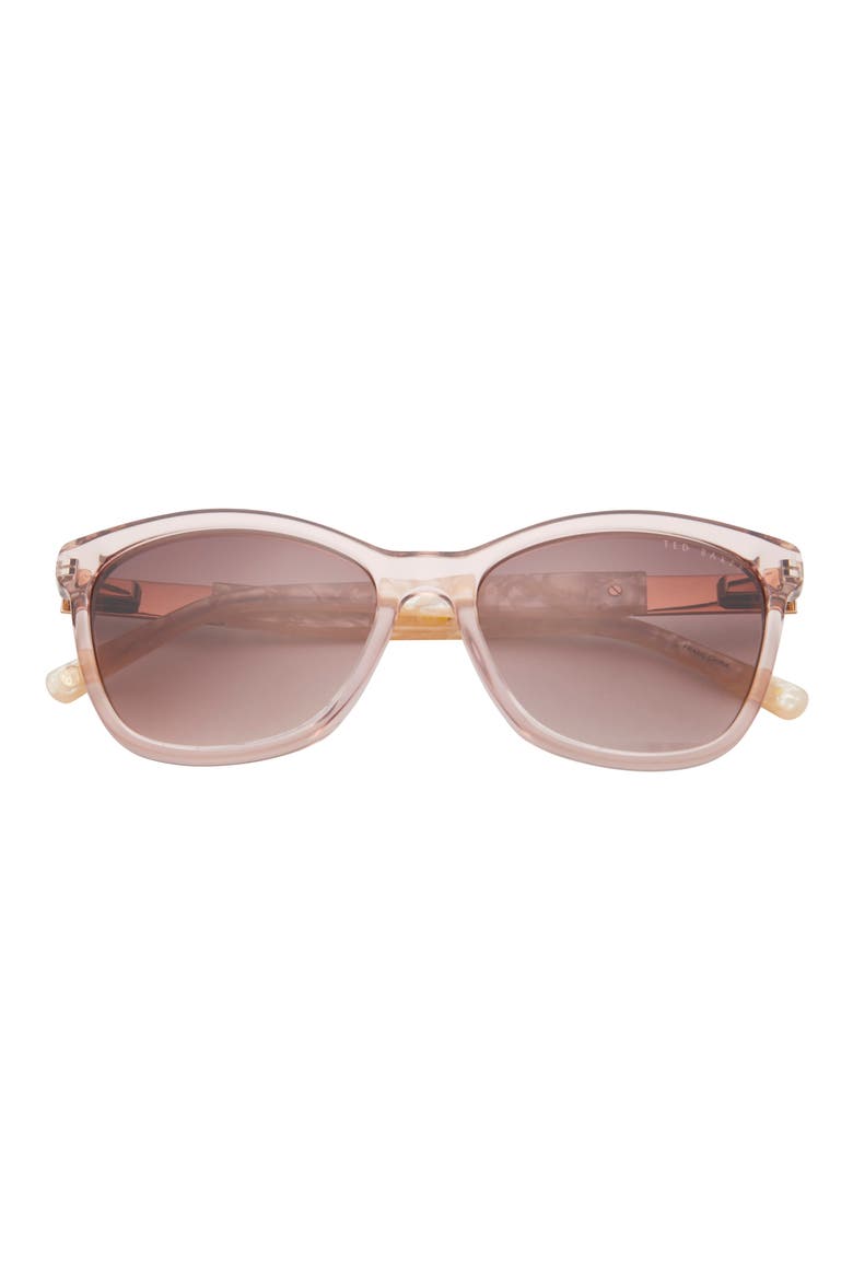 Full Rim Cat Eye Sunglasses, Main, color, BLUSH
