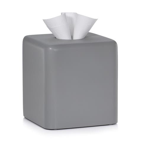 Domus Gray Matte Tissue Cover