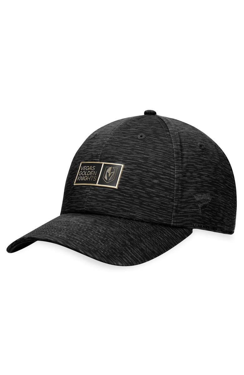 FANATICS Men's Fanatics Branded Black Vegas Golden Knights Authentic Pro Road Adjustable Hat, Main, color, Black