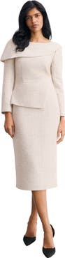 The Fold Palmerston Tweed Dress