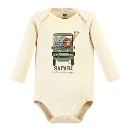 Hudson Baby Cotton Bodysuit And Pant Set In Green