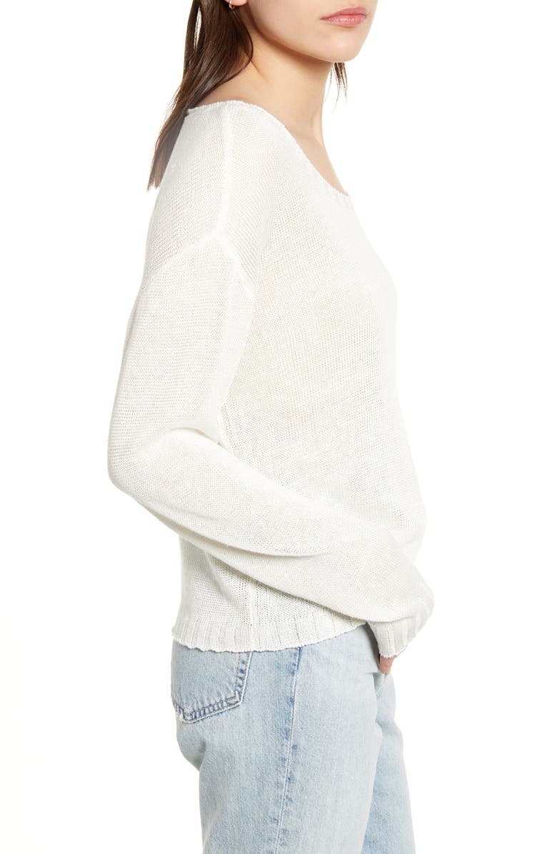 Faherty Reenie Linen Sweater, Alternate, color,