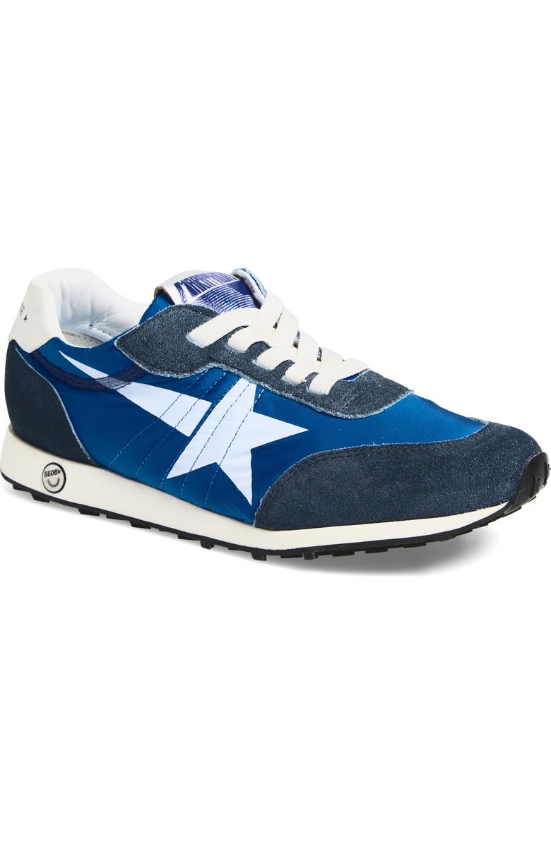 Golden Goose Kids' Running Marathon Sneaker, Main, color, Royal Blue/ Dark Blue/ White