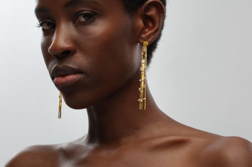 Classicharms Tassel Zirconia Earrings In Gold