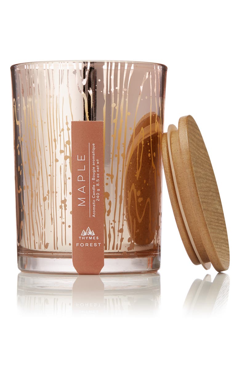 Thymes Forest Maple Scented Candle, Main, color, 
