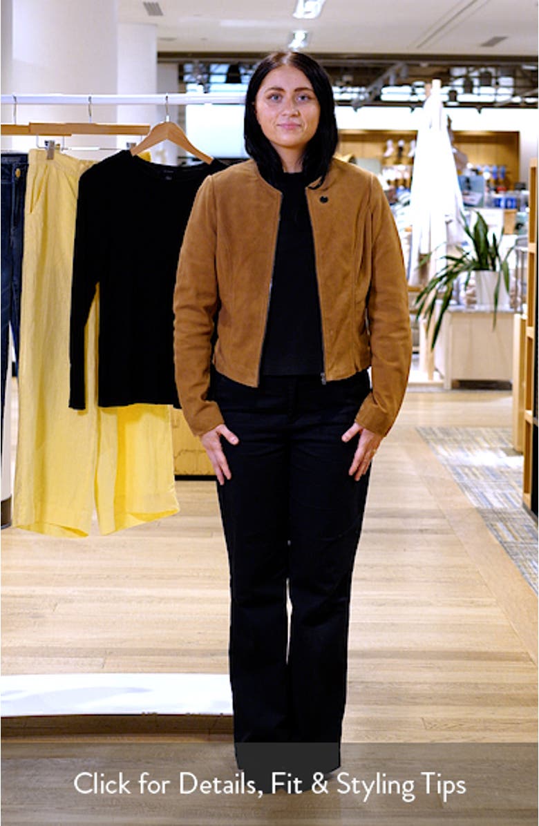 Quynn Suede Jacket, sales video thumbnail