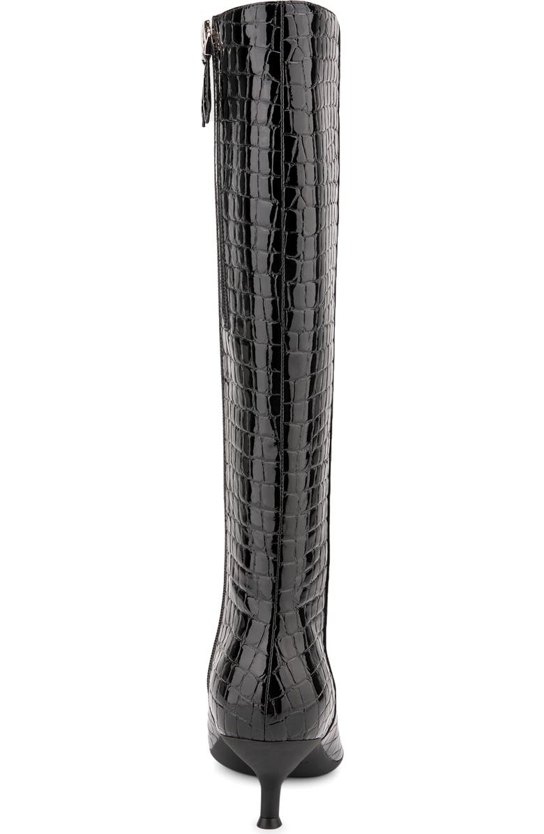 Aerosoles Loano Knee High Boot, Alternate, color, Black Jelly Croco