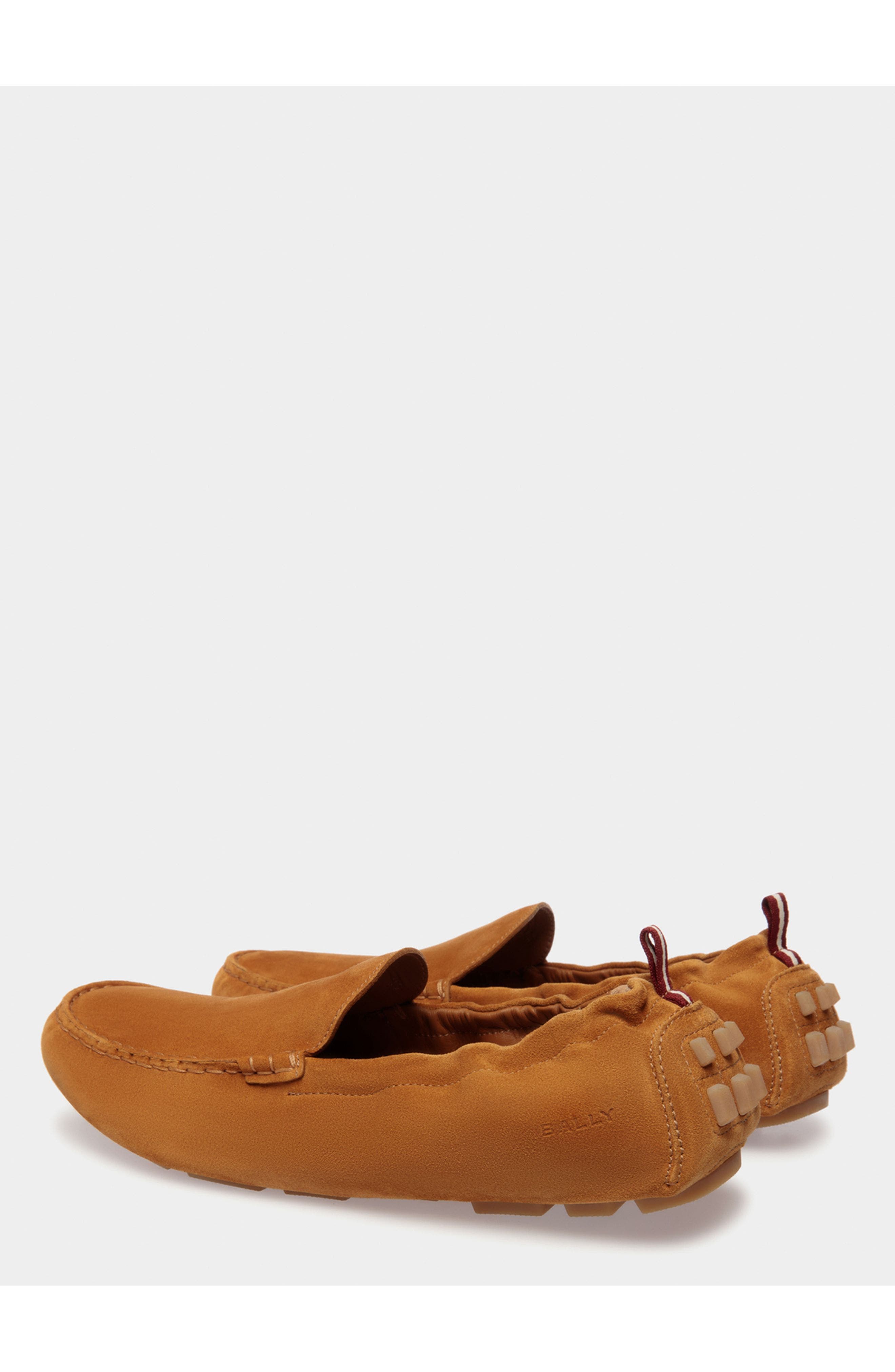 Bally Kerbs Driver in Suede Leather, Alternate, color, 