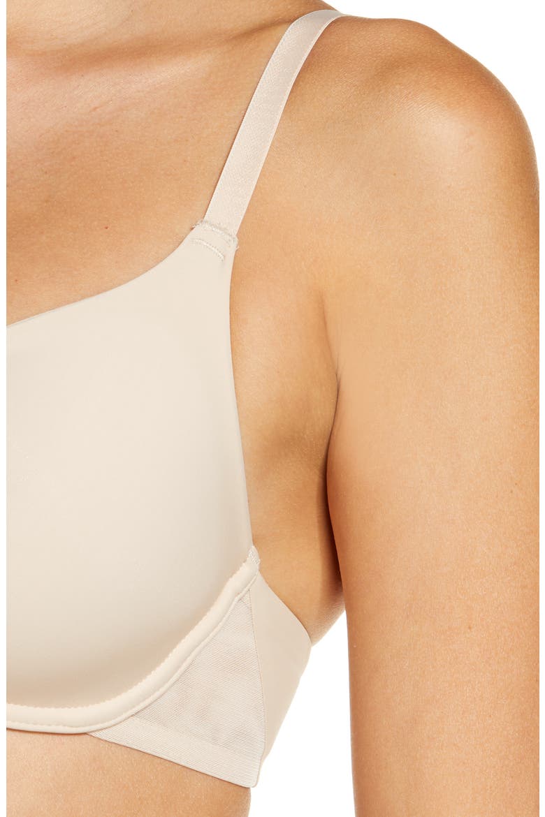 Multiposition Unlined Bra, Alternate, color, PEAU ROSE