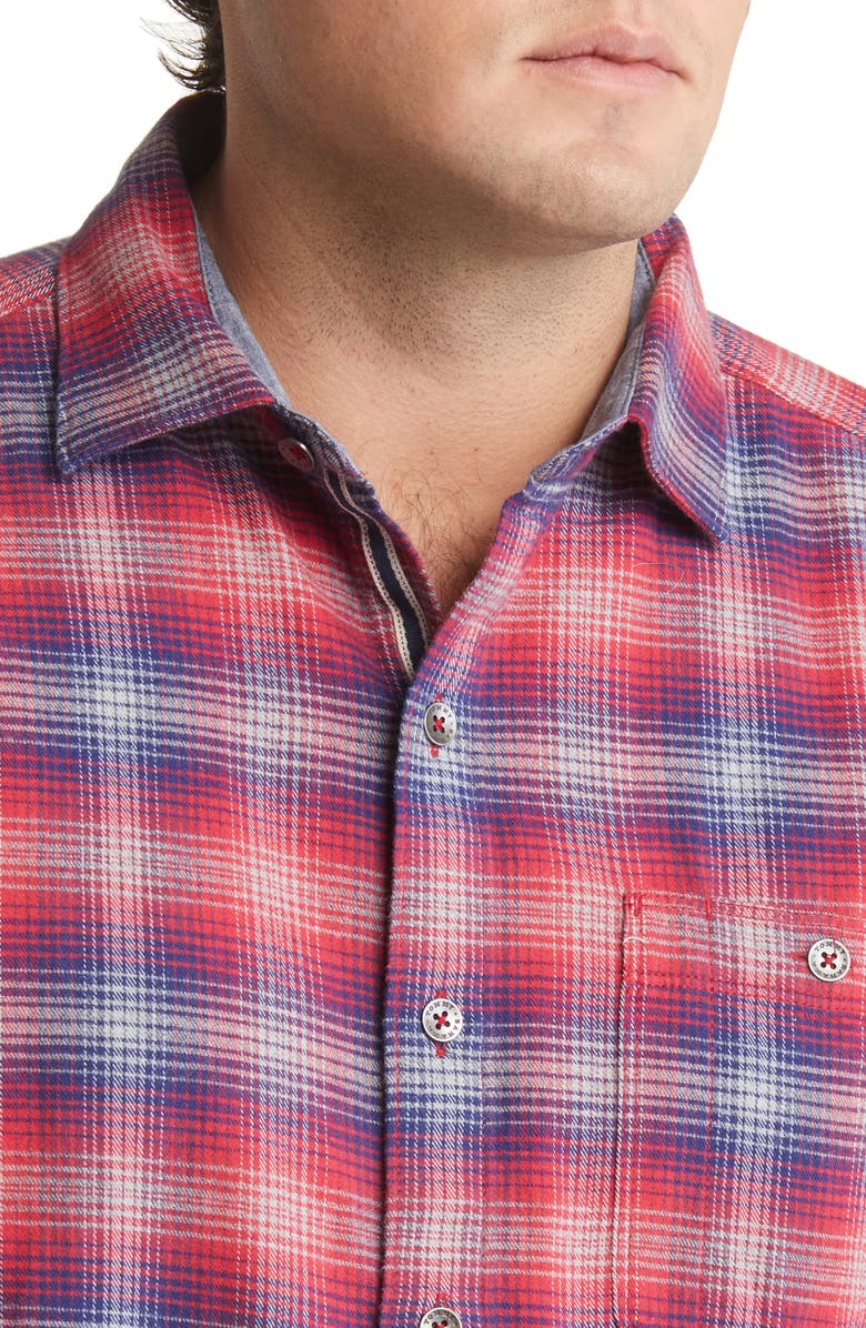 Tommy Bahama Canyon Beach Shadow Check Button-Up Shirt, Alternate, color, 