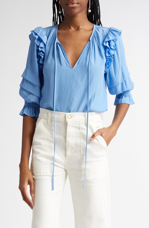 RAMY BROOK JAMES PERSE SAMIRA RUFFLE TOP