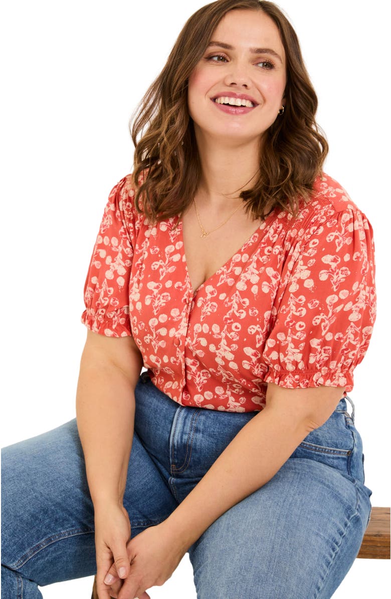 FatFace Plus Size Jade Blouse, Alternate, color, 