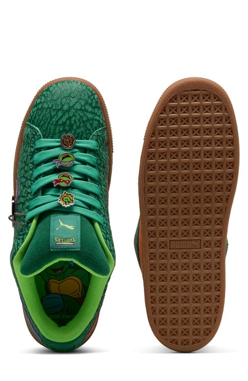 Puma X Teenage Mutant Ninja Turtles Suede Xl Sneaker In Vine-gum