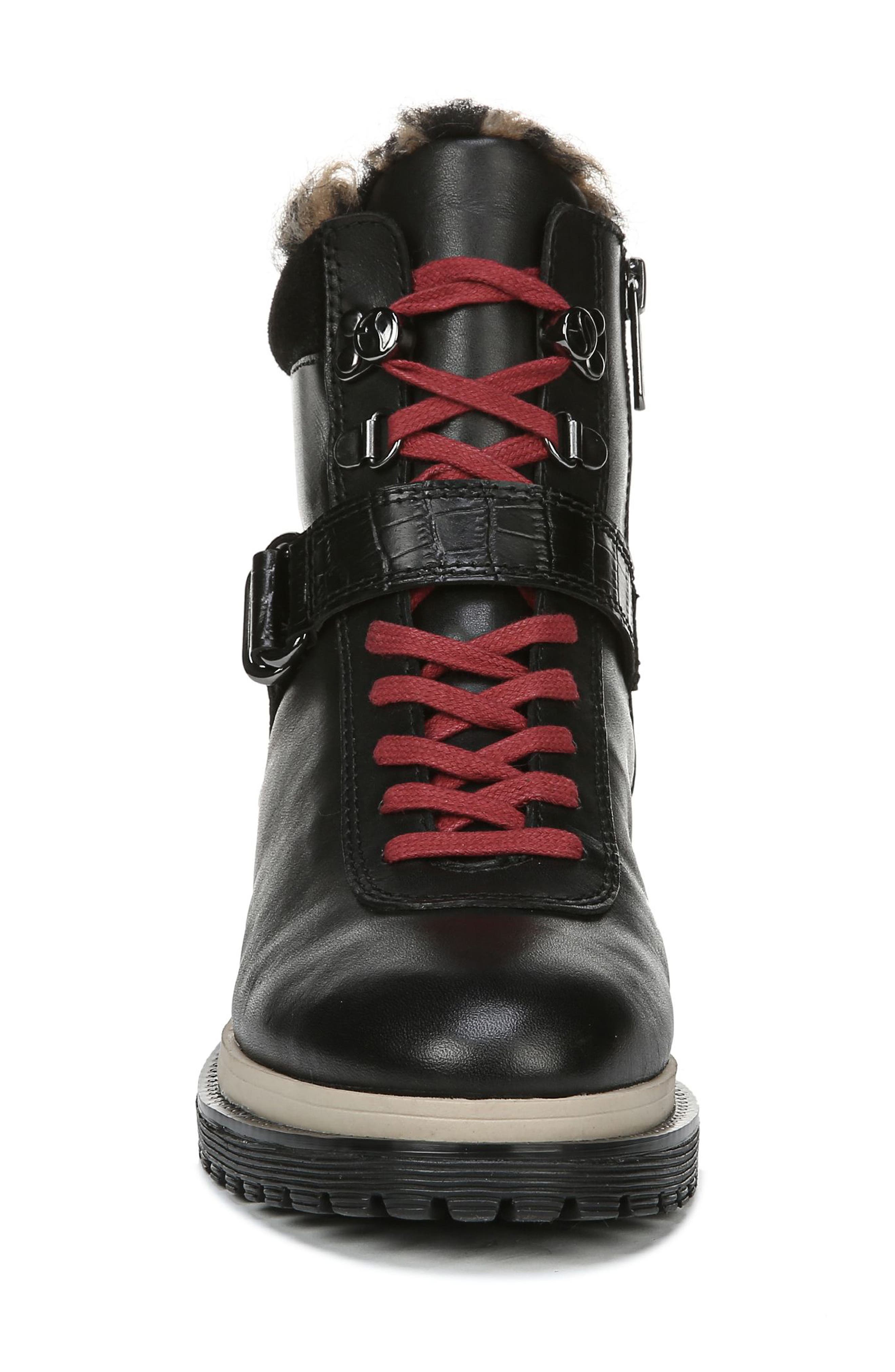Alexia Bootie, Alternate, color, BLACK/ BLACK LEATHER MULTI