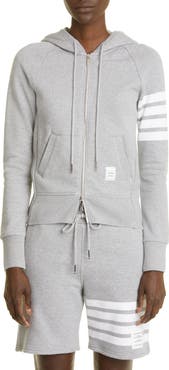 Thom Browne 4-Bar Cotton Hoodie