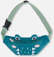 Deux par Deux Adjustable Straps Crocodile Fanny Pack