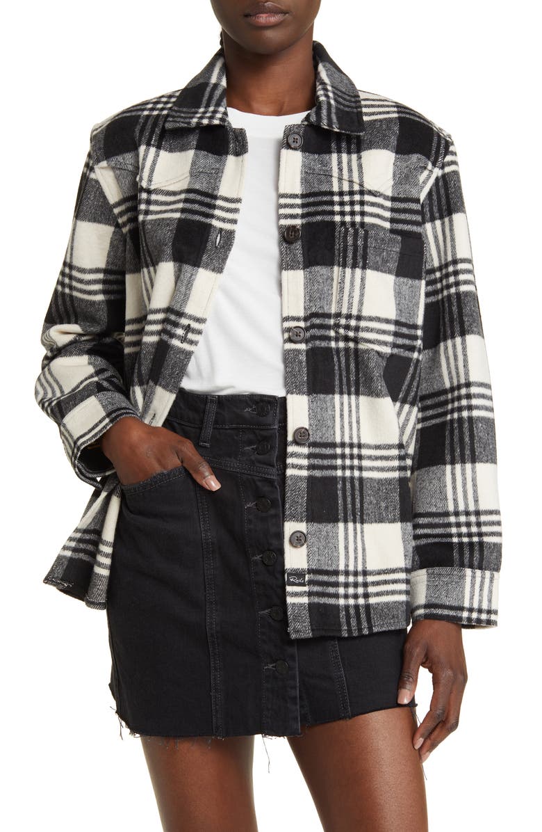 Rails Tripp Plaid Shirt Jacket, Main, color, 