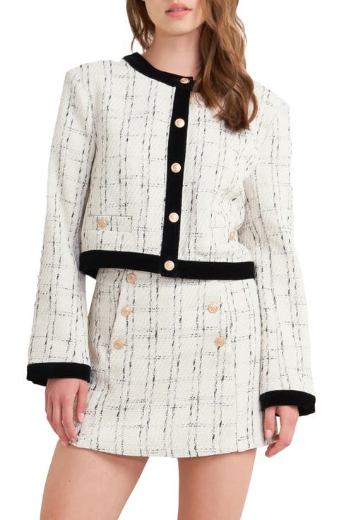 Tweed Cropped Jacket