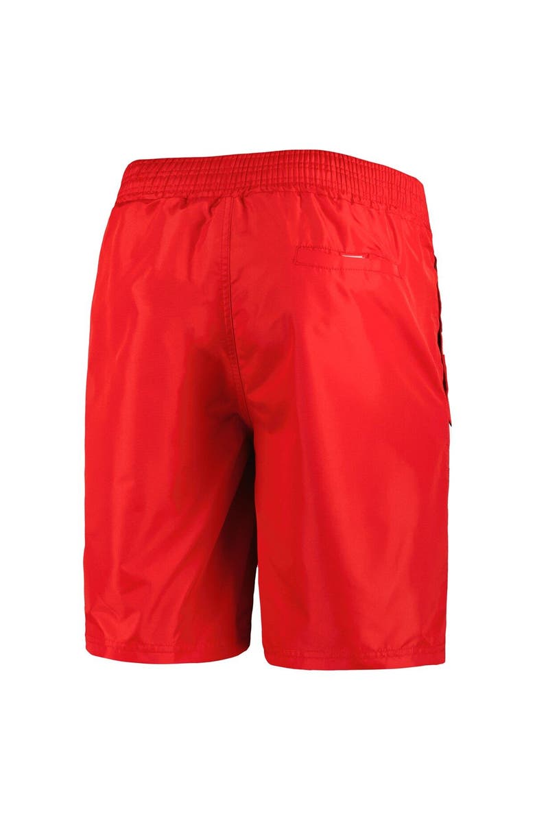 G-III SPORTS BY CARL BANKS Men's G-III Sports by Carl Banks Red Chicago Bulls Sea Wind Swim Trunks, Alternate, color, 