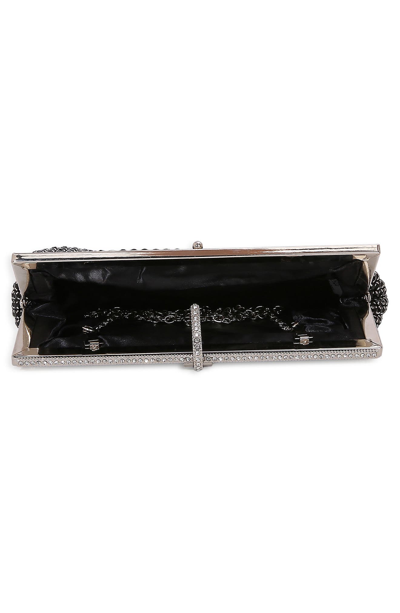 BERNESS Rhinestone Evening Bag, Alternate, color, Black