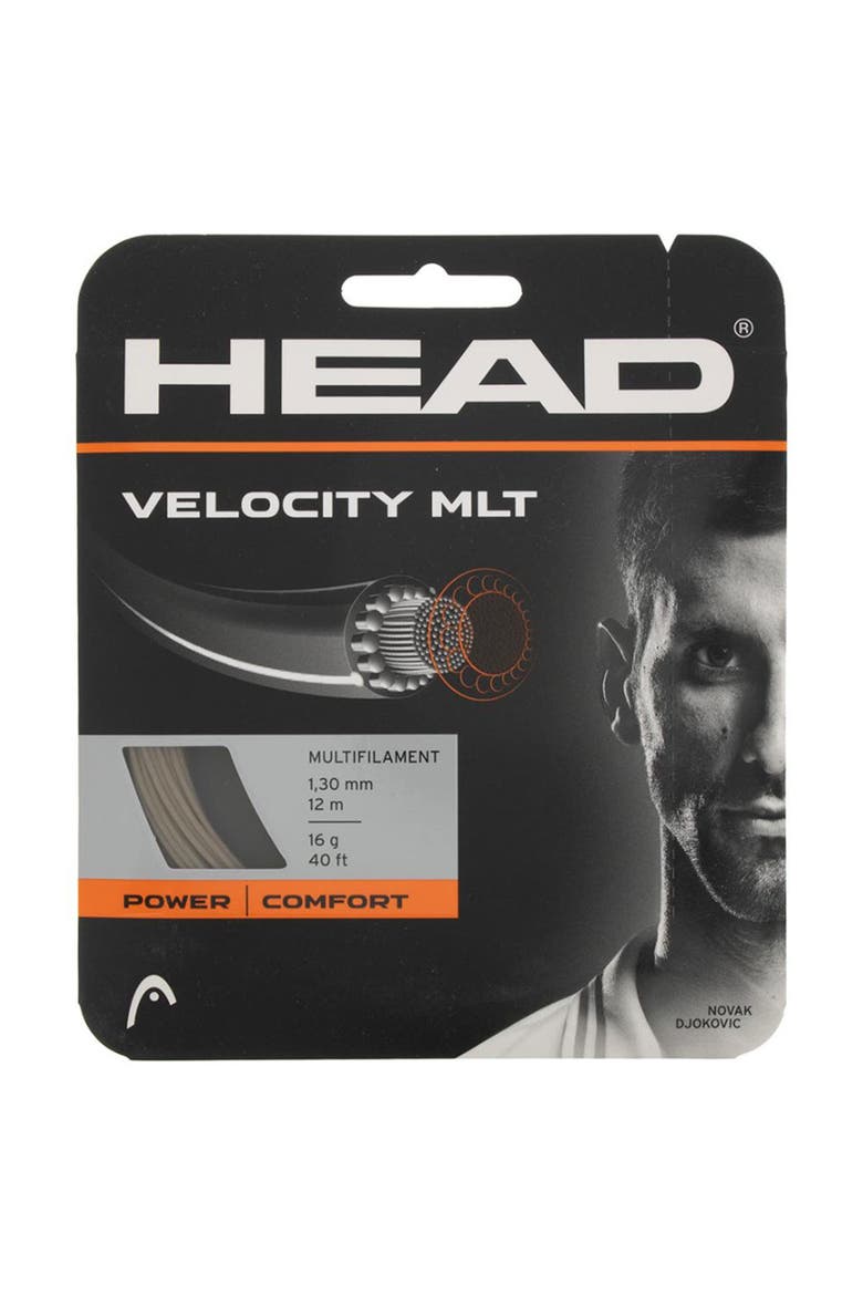 Velocity MLT 16G Tennis String, Main, color, Natural