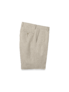 Paul Fredrick Linen Chambray Twill Flat Front Shorts