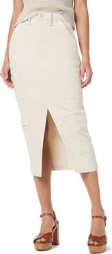 Hudson Jeans Welt Cargo Pocket Midi Skirt