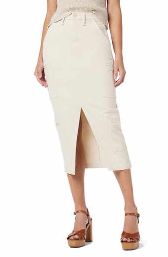 Hudson Jeans Welt Cargo Pocket Midi Skirt