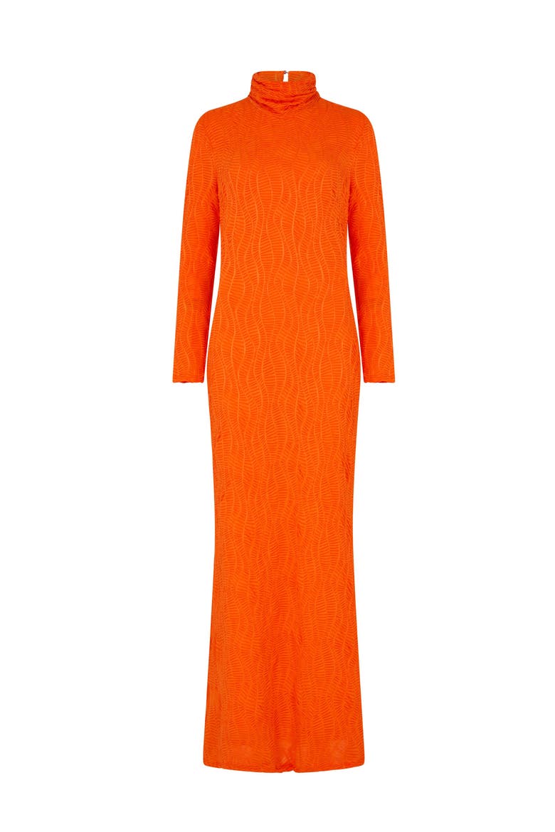 Silia Dress, Alternate, color, Orange