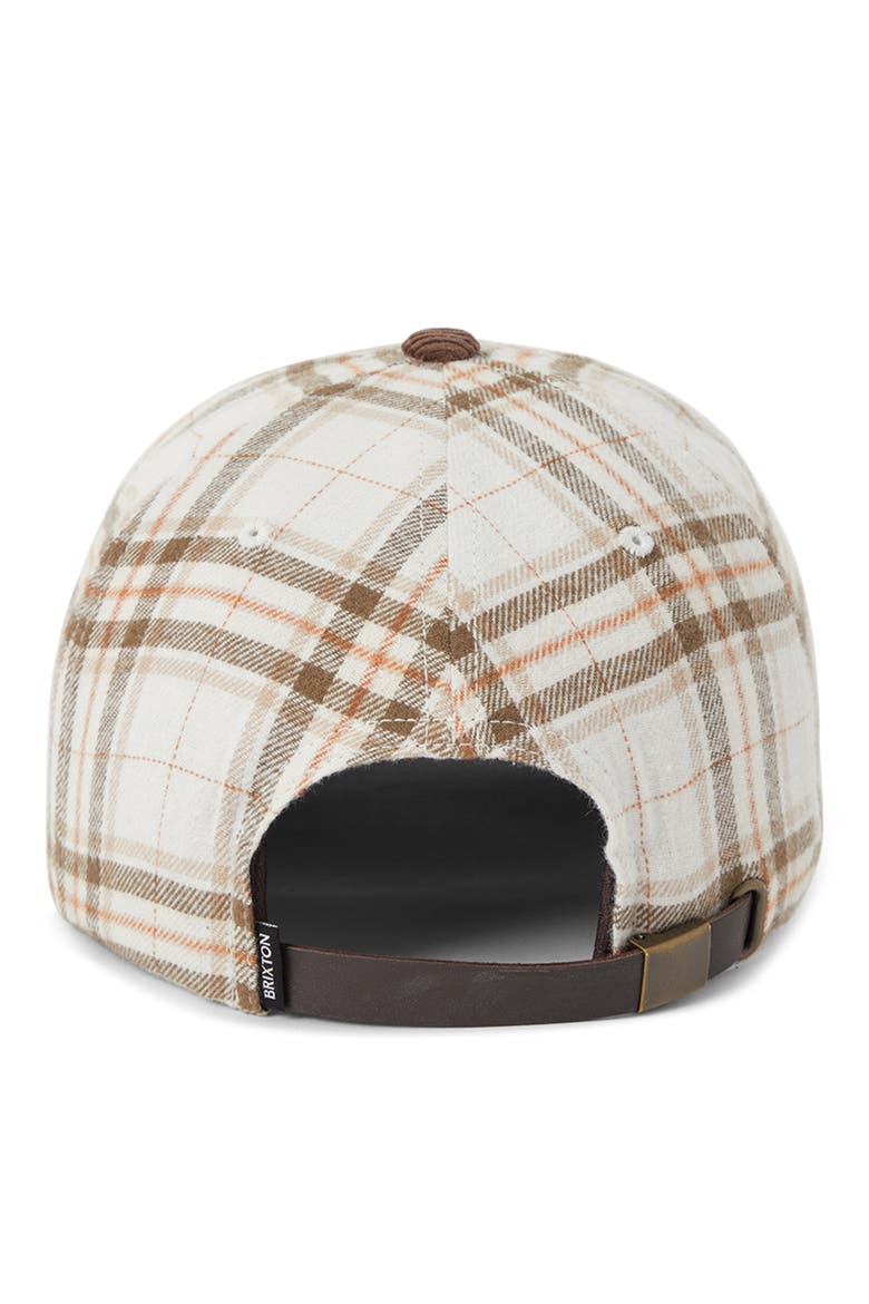 Big B Plaid Baseball Cap, Alternate, color, WHITECAP PLAID BROWN CORDUROY