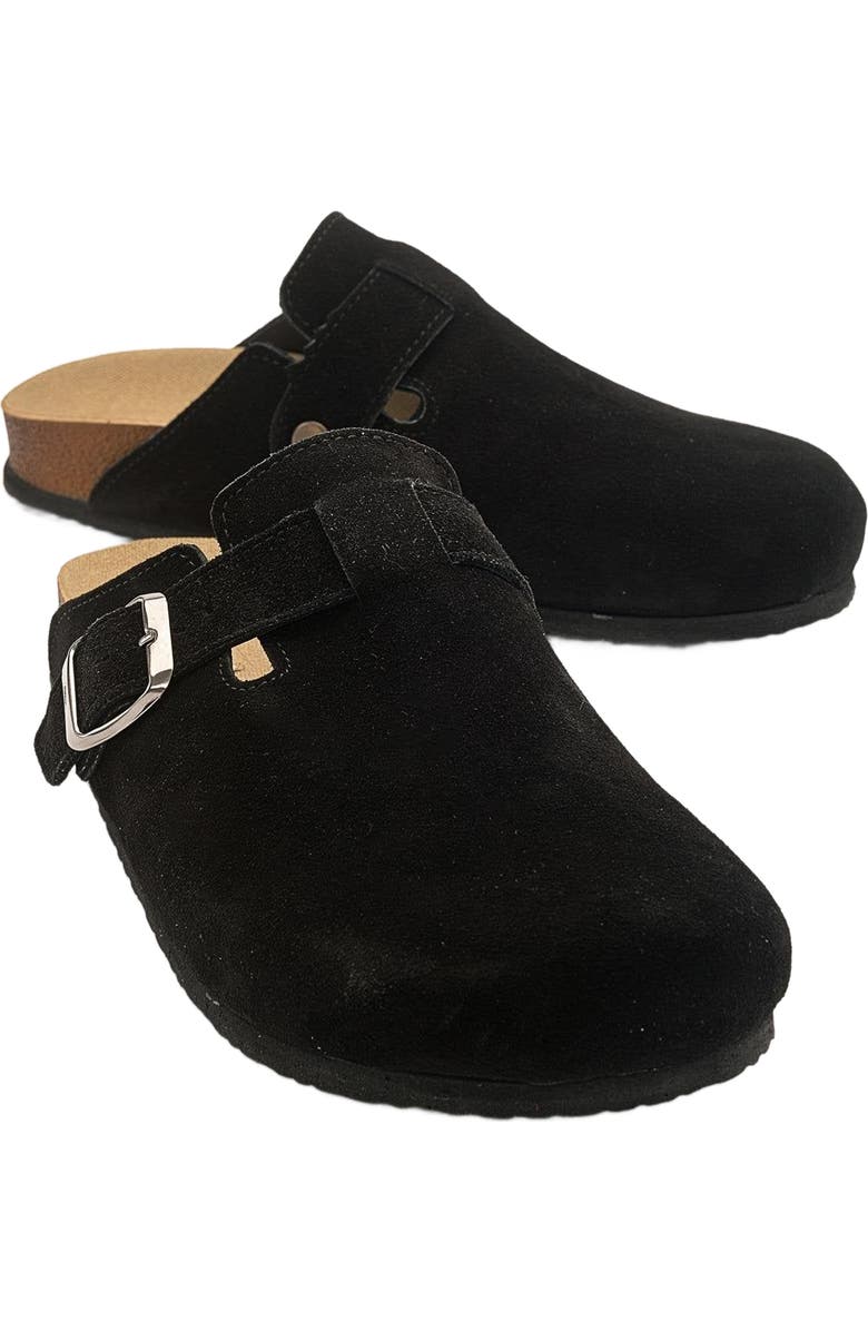 Forever & Always Shoes Gons Suede Leather Clogs, Alternate, color,
