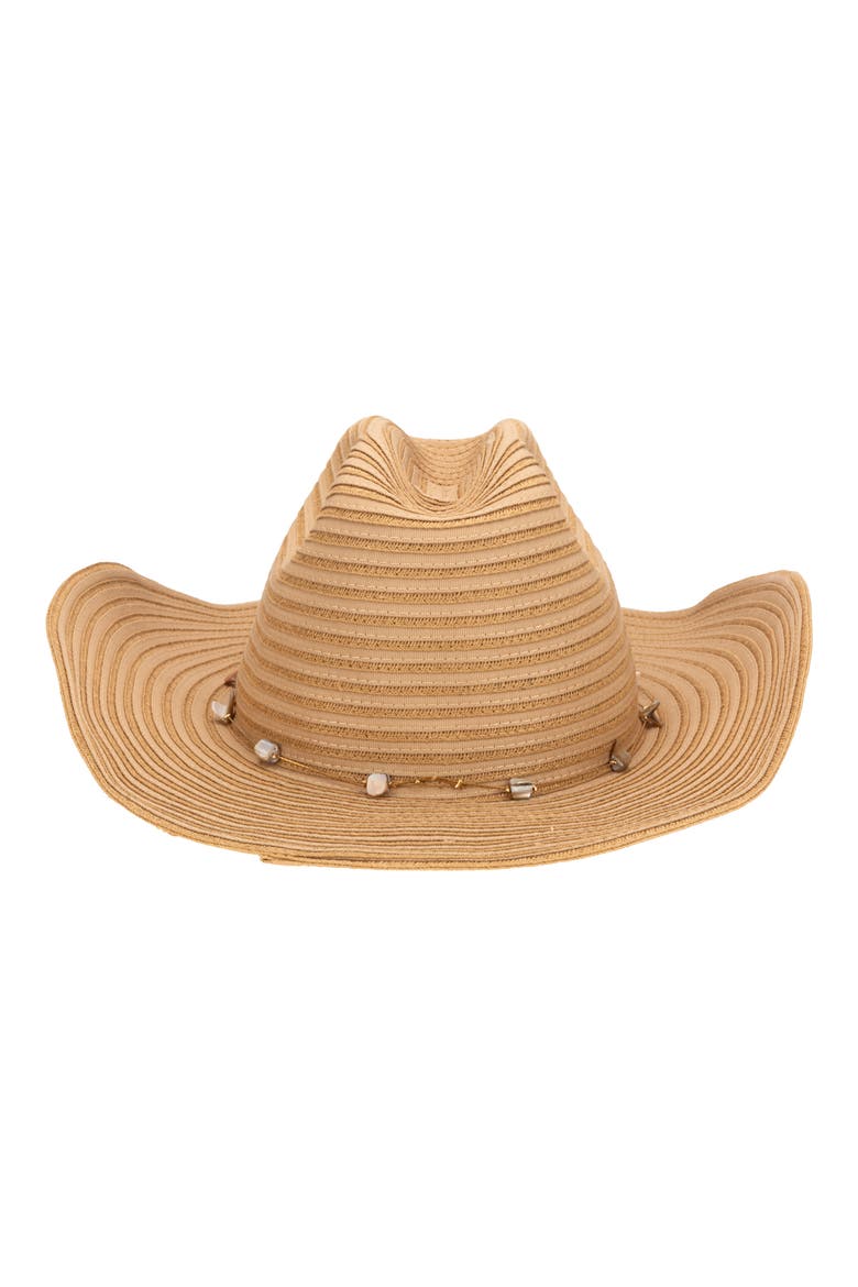 Shell Cowboy Hat, Main, color, NATURAL