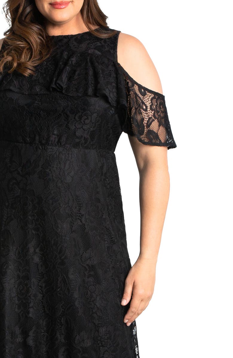 Kiyonna Riviera Lace Evening Gown, Alternate, color,