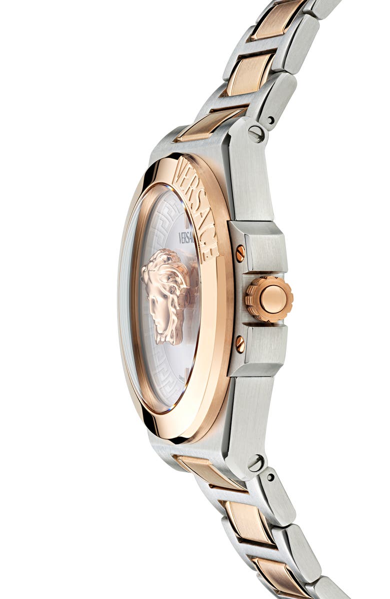 Versace Hera Bracelet Watch, 37mm, Alternate, color, 