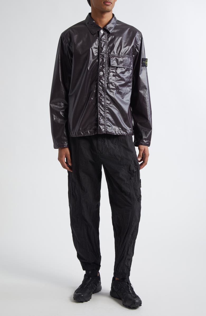 Stone Island Compass Logo Patch ECONYL<sup>®</sup> Nylon Cargo Trousers, Alternate, color, 