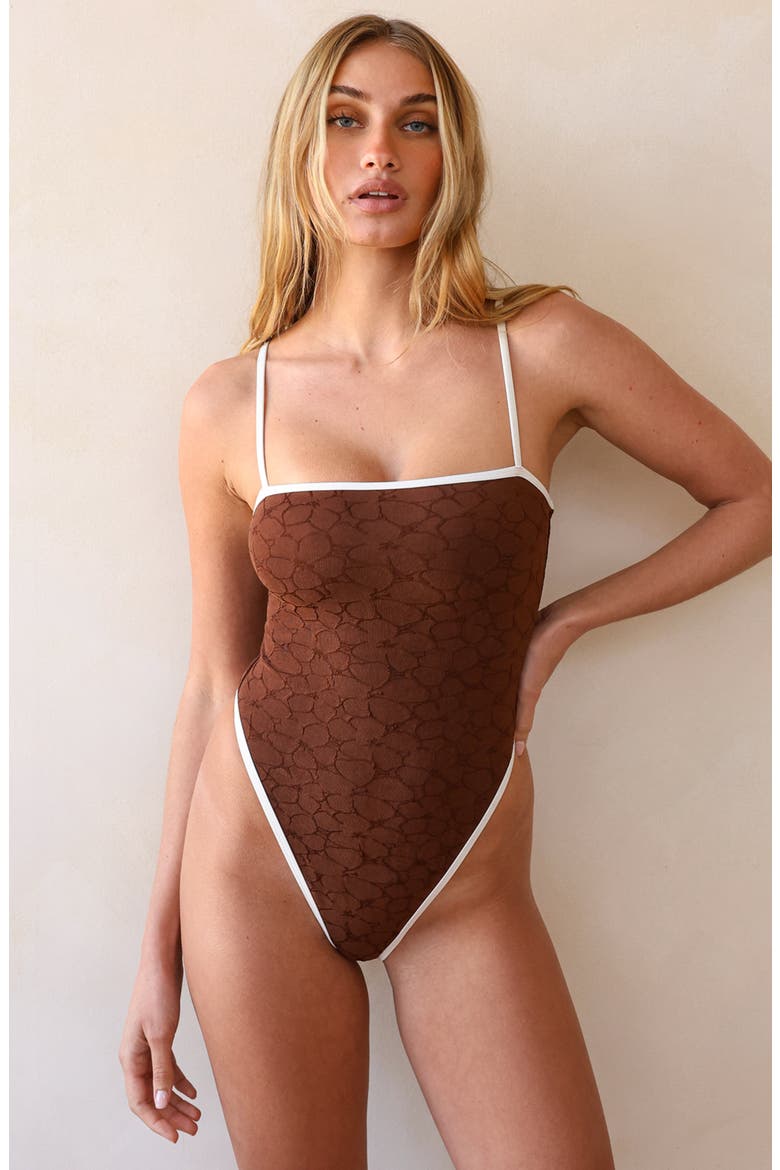 Ris-k Zahara One Piece, Alternate, color, Cappuccino