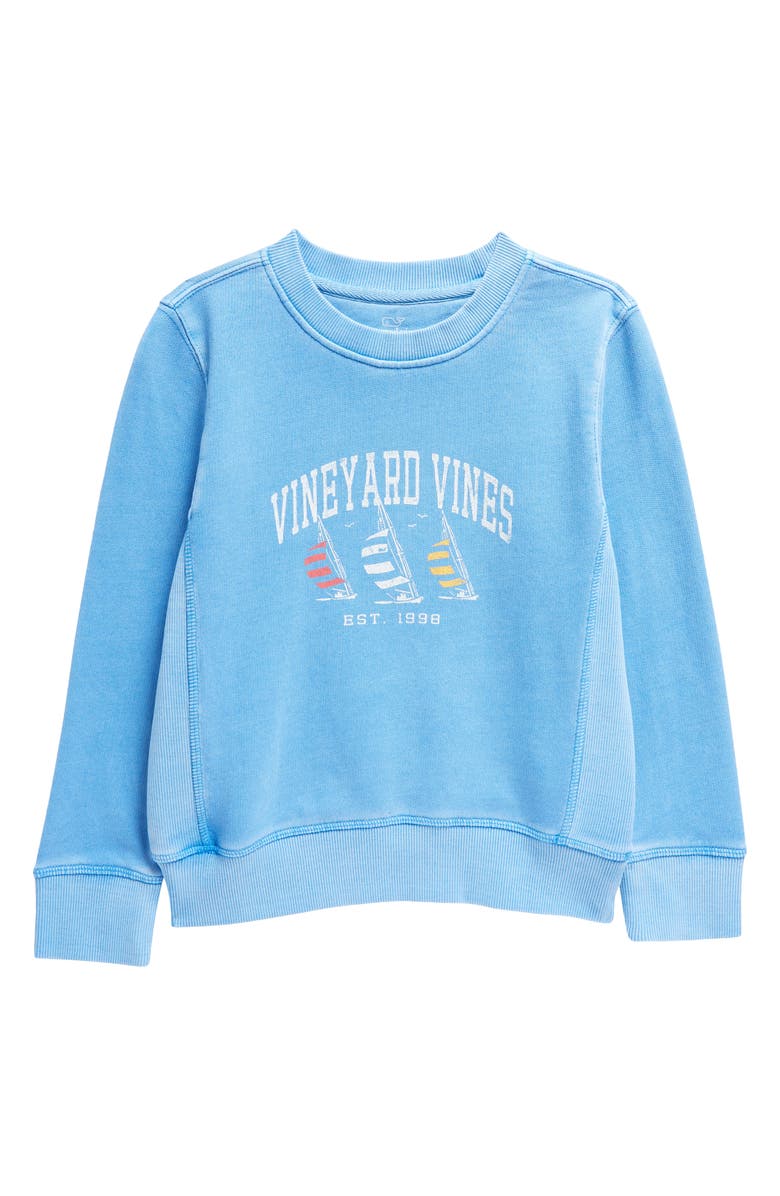 vineyard vines Kids' Logo Sweatshirt, Main, color, 