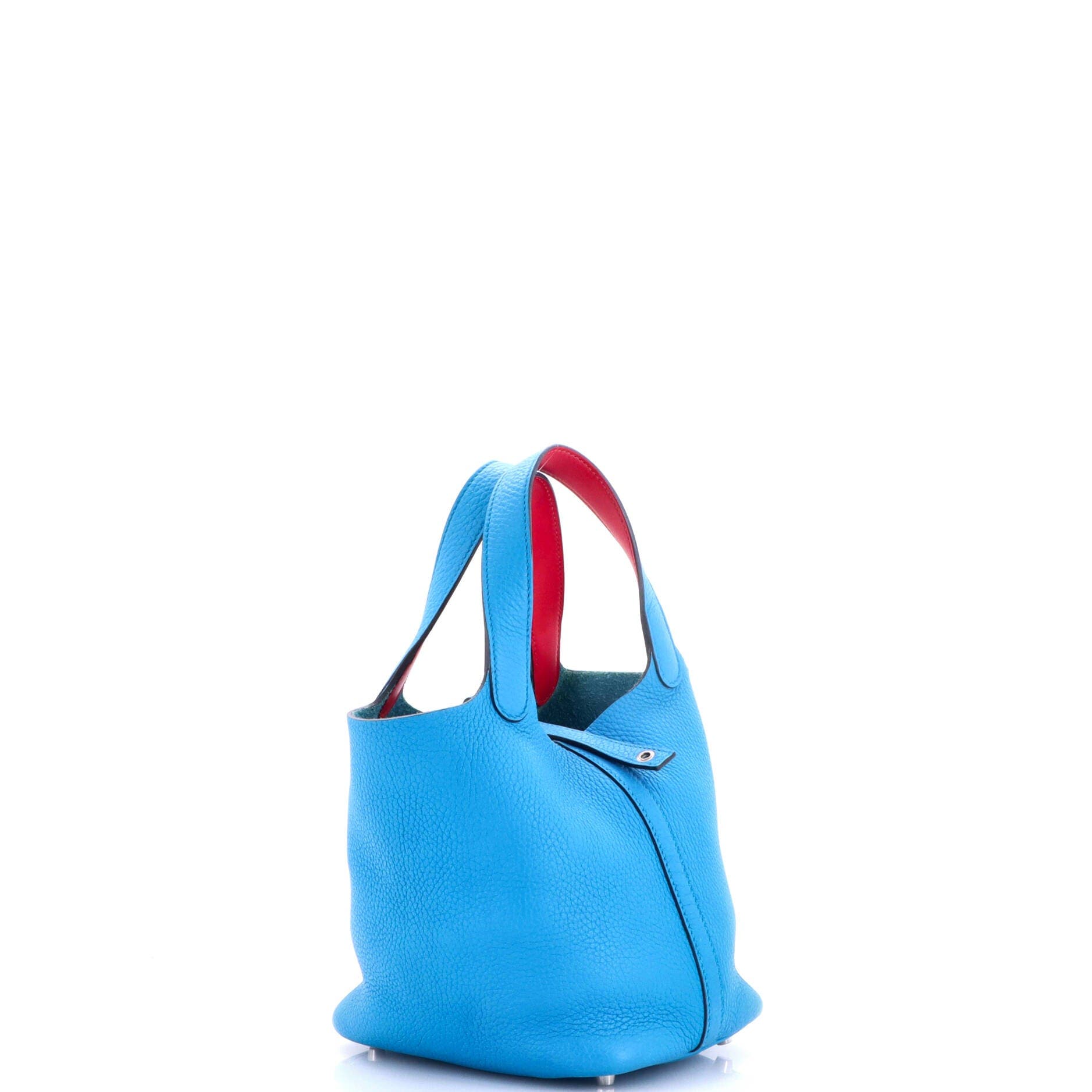 Eclat Picotin Lock Bag Clemence PM, Alternate, color, Blue