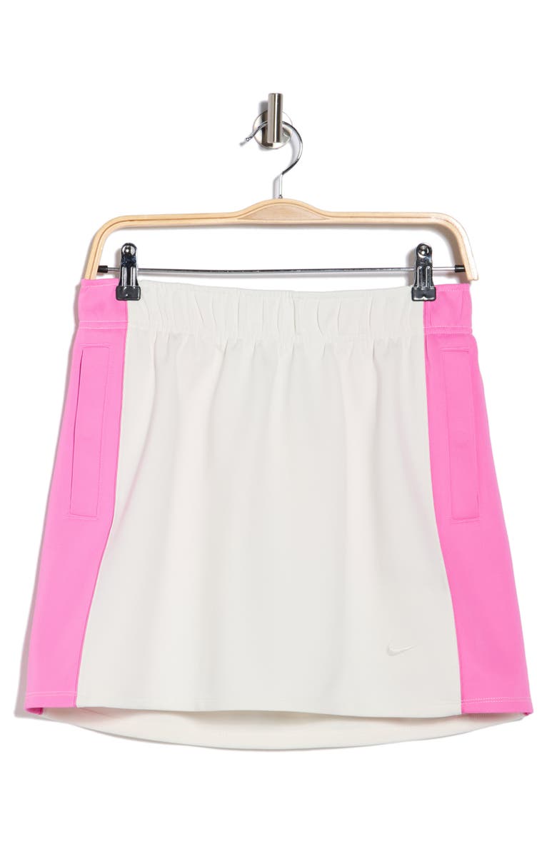 Nike Knit Activewear Skirt, Alternate, color, Sail/ Playful Pink/ Sail