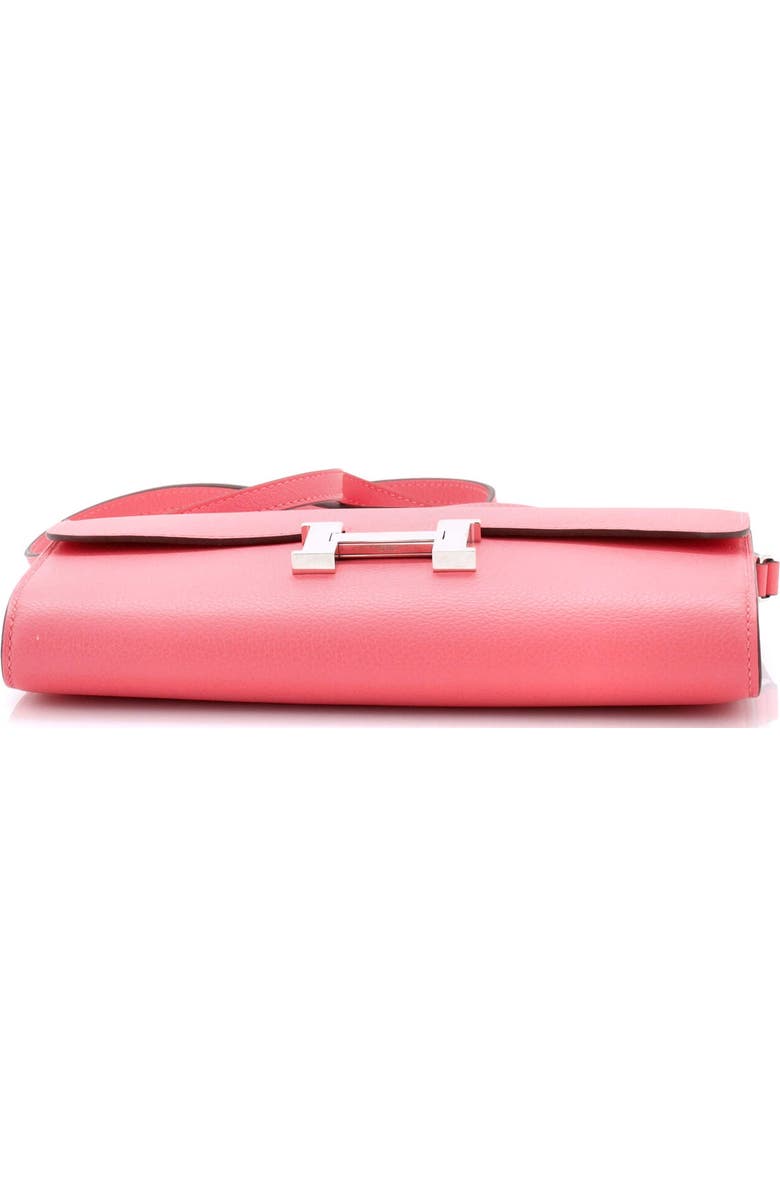 Pre-Owned Hermes Constance To Go Wallet Evercolor, Alternate, color, Rose Azalee