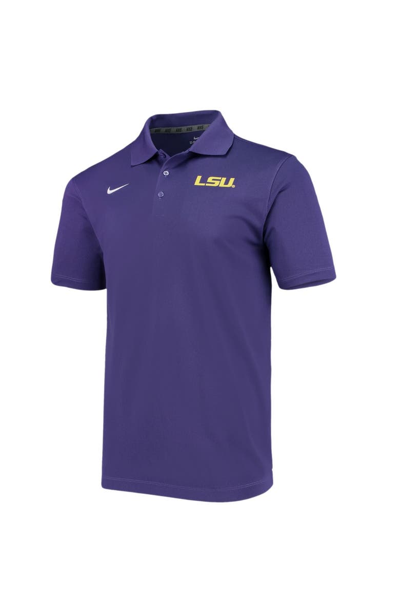 Nike Men's Nike Purple LSU Tigers Primary Logo Varsity Performance Polo, Alternate, color, 