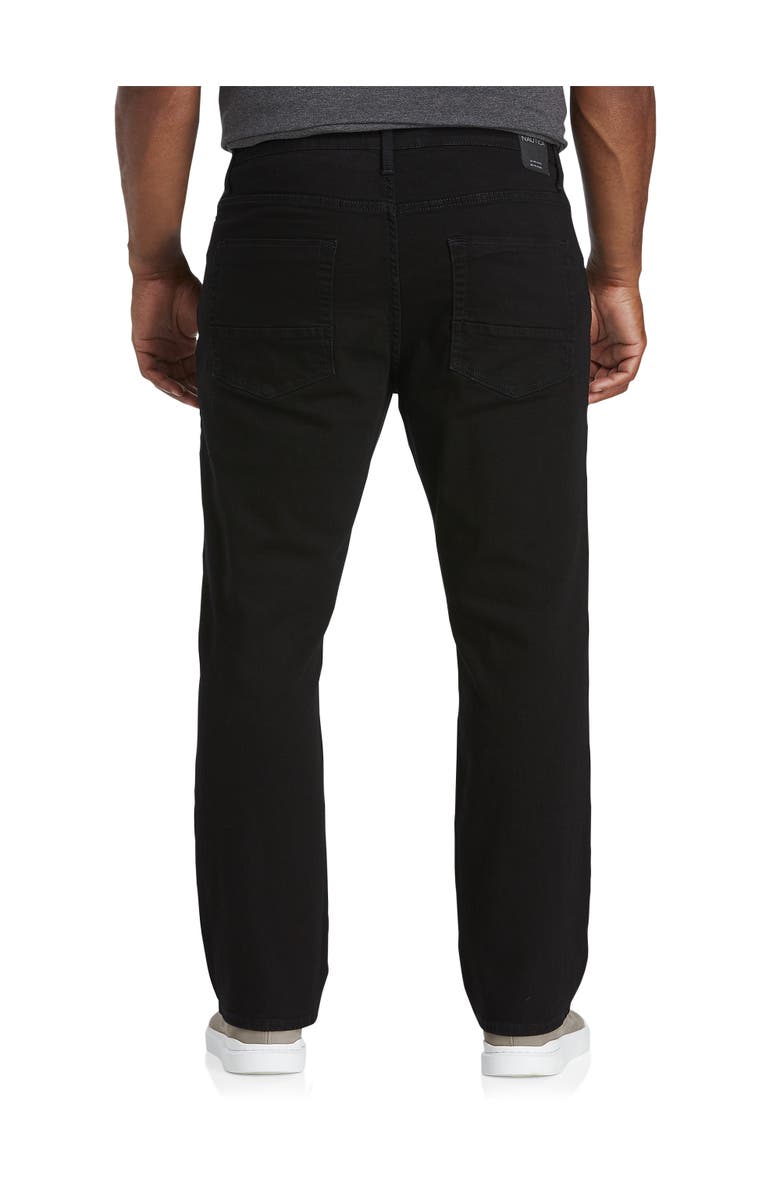 Nautica Big & Tall Stretch Denim Jeans, Alternate, color, Black Denim